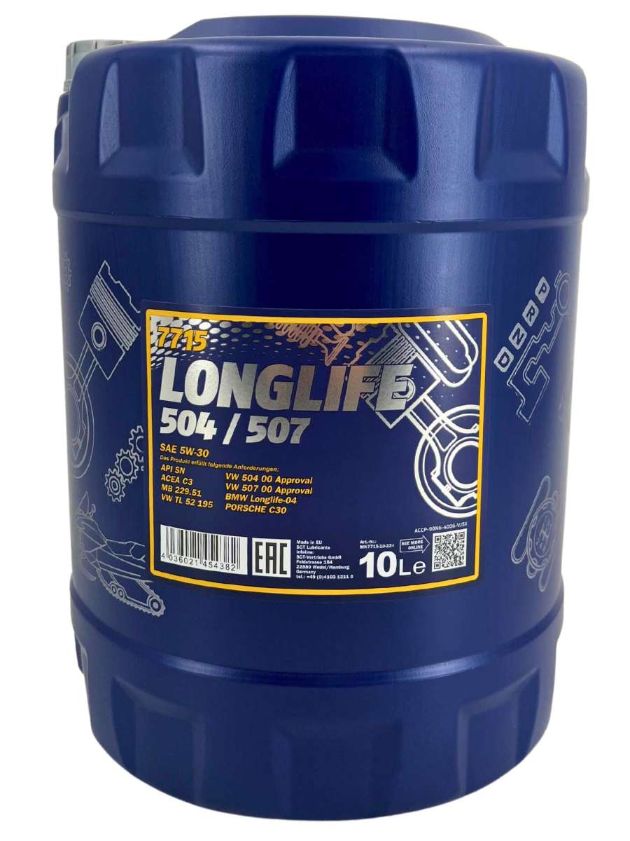 Mannol 7715 Longlife 504/507 5W30