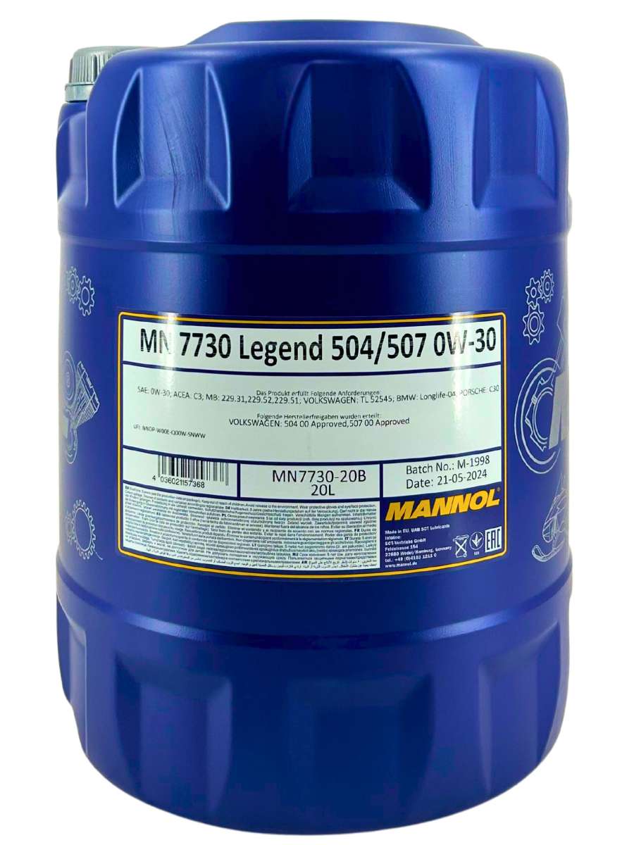 Mannol 7730 Legend 504/507 0W30