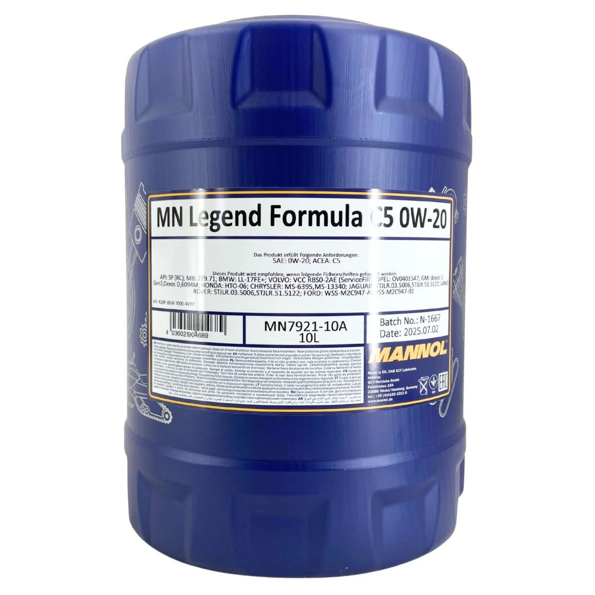MANNOL 7921 Legend Formula C5 0W20