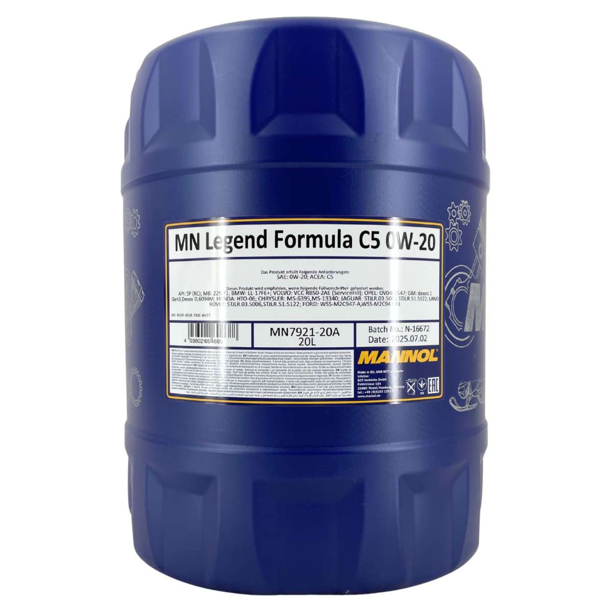 MANNOL 7921 Legend Formula C5 0W20