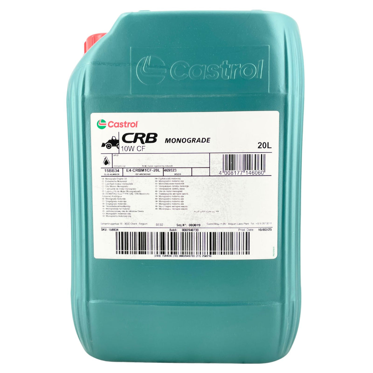 Castrol CRB Monograde 10W CF – 20 litri
