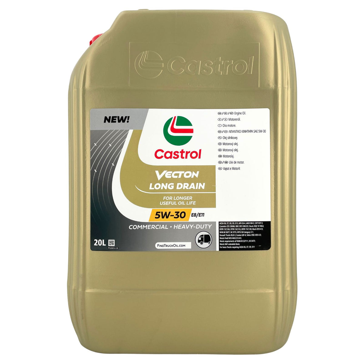 Castrol Vecton Long Drain 5W-30 E8/E11 – 20 litri