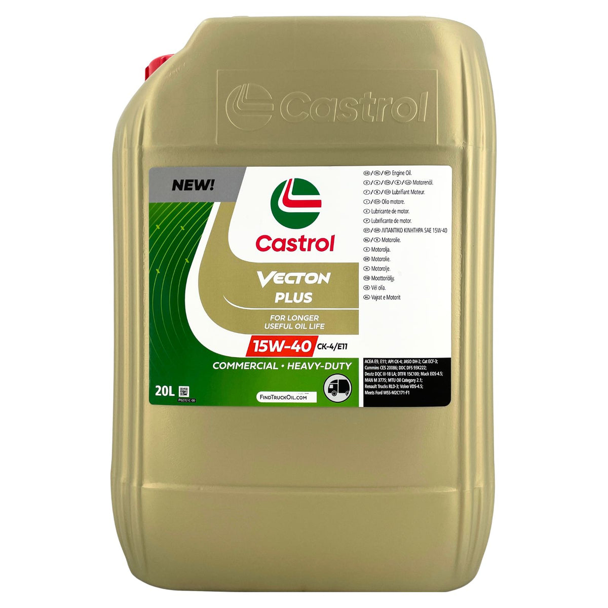 Castrol Vecton Plus 15W-40 CK-4/E11 – 20 litri