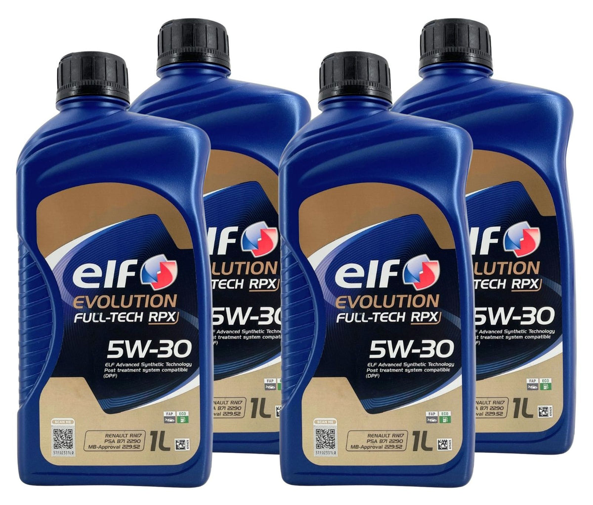 Elf Evolution Fulltech RPX 5W-30 – 4 × 1 litro