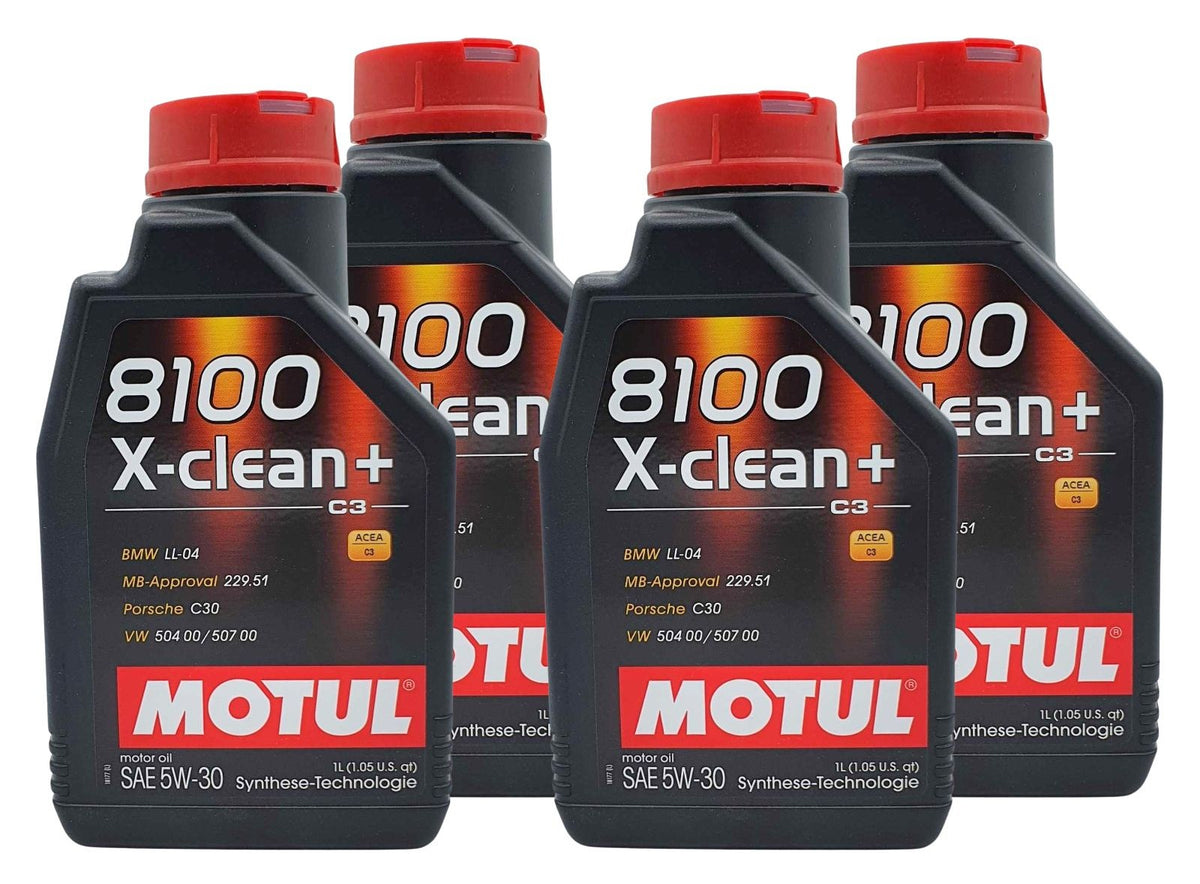 Motul 8100 X-clean+ 5W30 – 4 × 1 litro