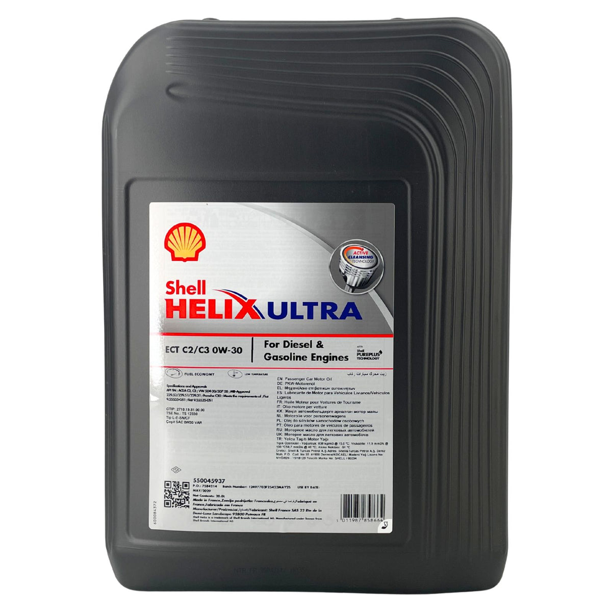 Shell Helix Ultra ECT C2 C3 0W30 – 20 litri