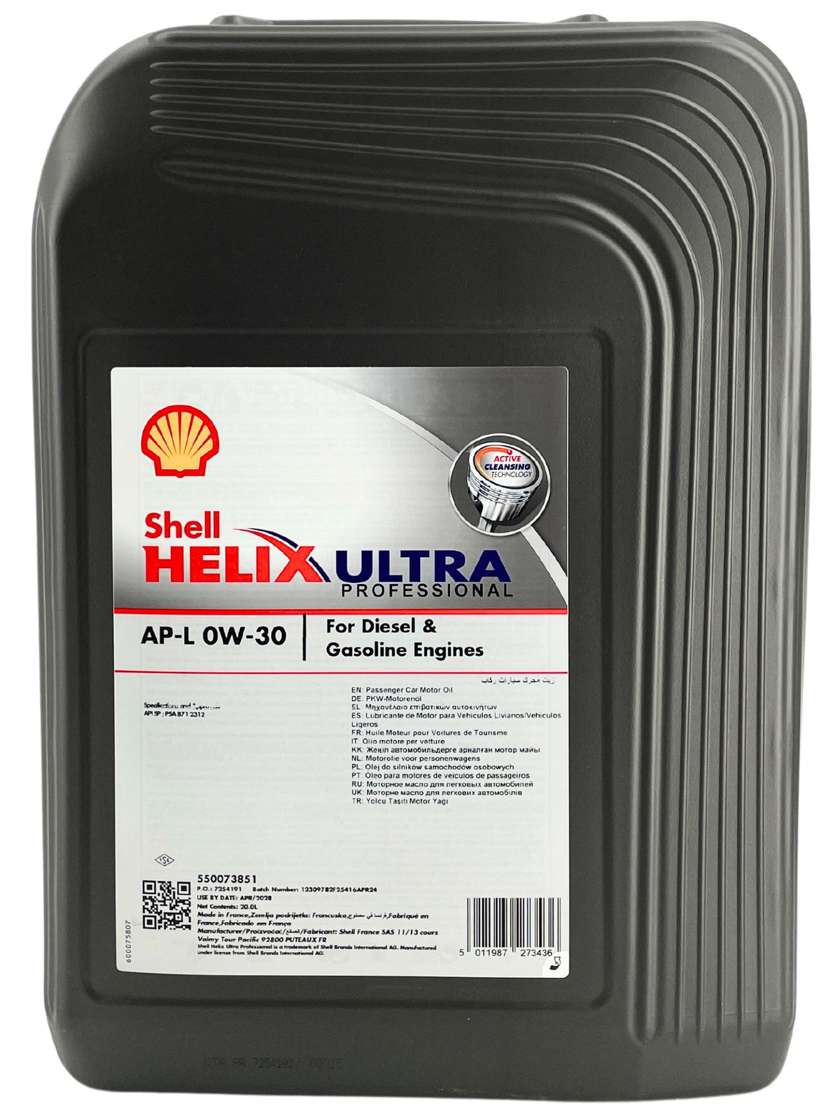 Shell Helix Ultra Professional AP-L 0W30 – 20 litri