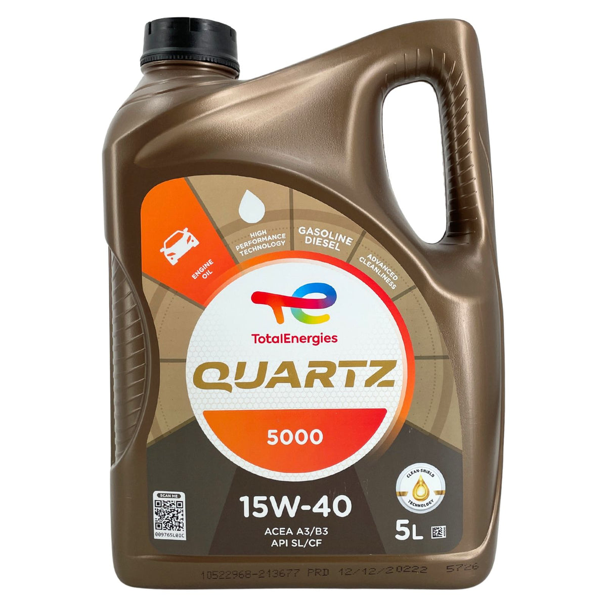 Total Quartz 5000 15W40 – 5 litri