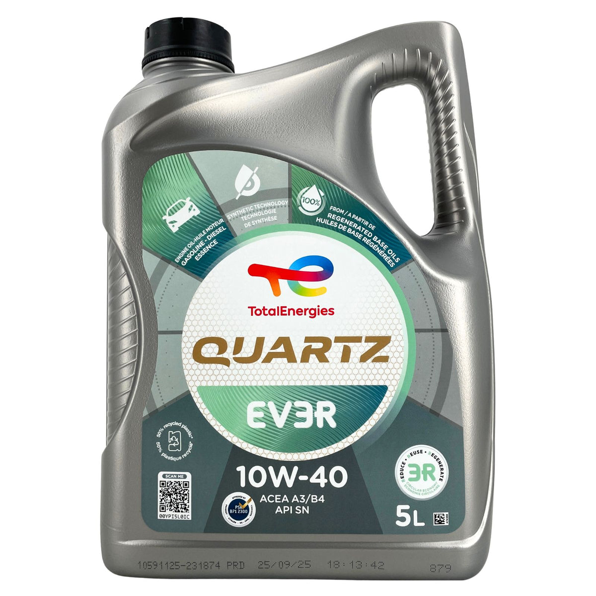 Total Quartz EV3R 10W40 – 5 litri