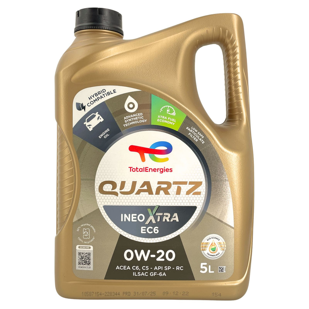 Total Quartz Ineo Xtra EC6 0W20 – 5 litri