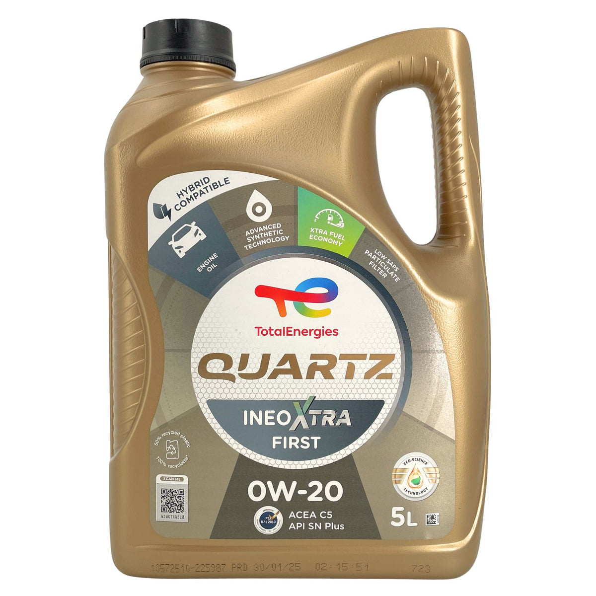 Total Quartz Ineo Xtra First 0W20 – 5 litri