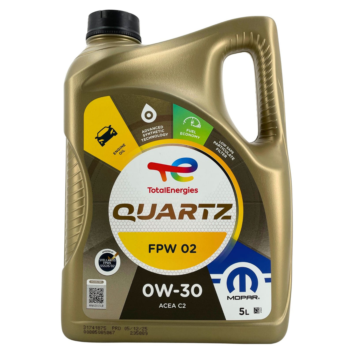 Total Quartz Mopar FPW02 0W30 – 5 litri