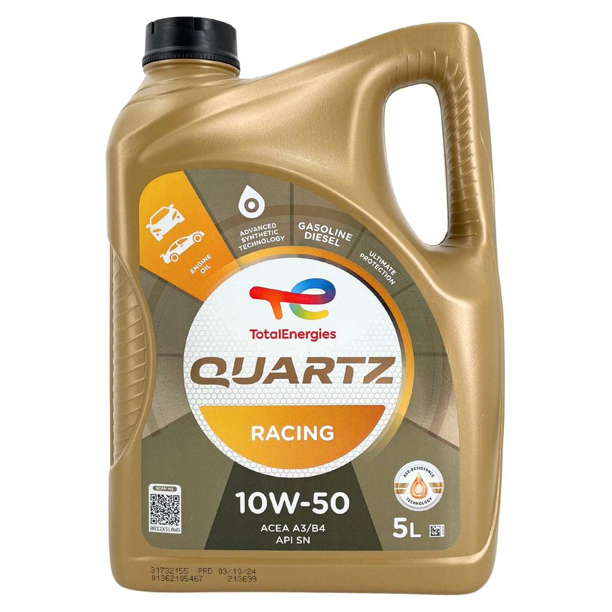 Total Quartz Racing 10W50 – 5 litri